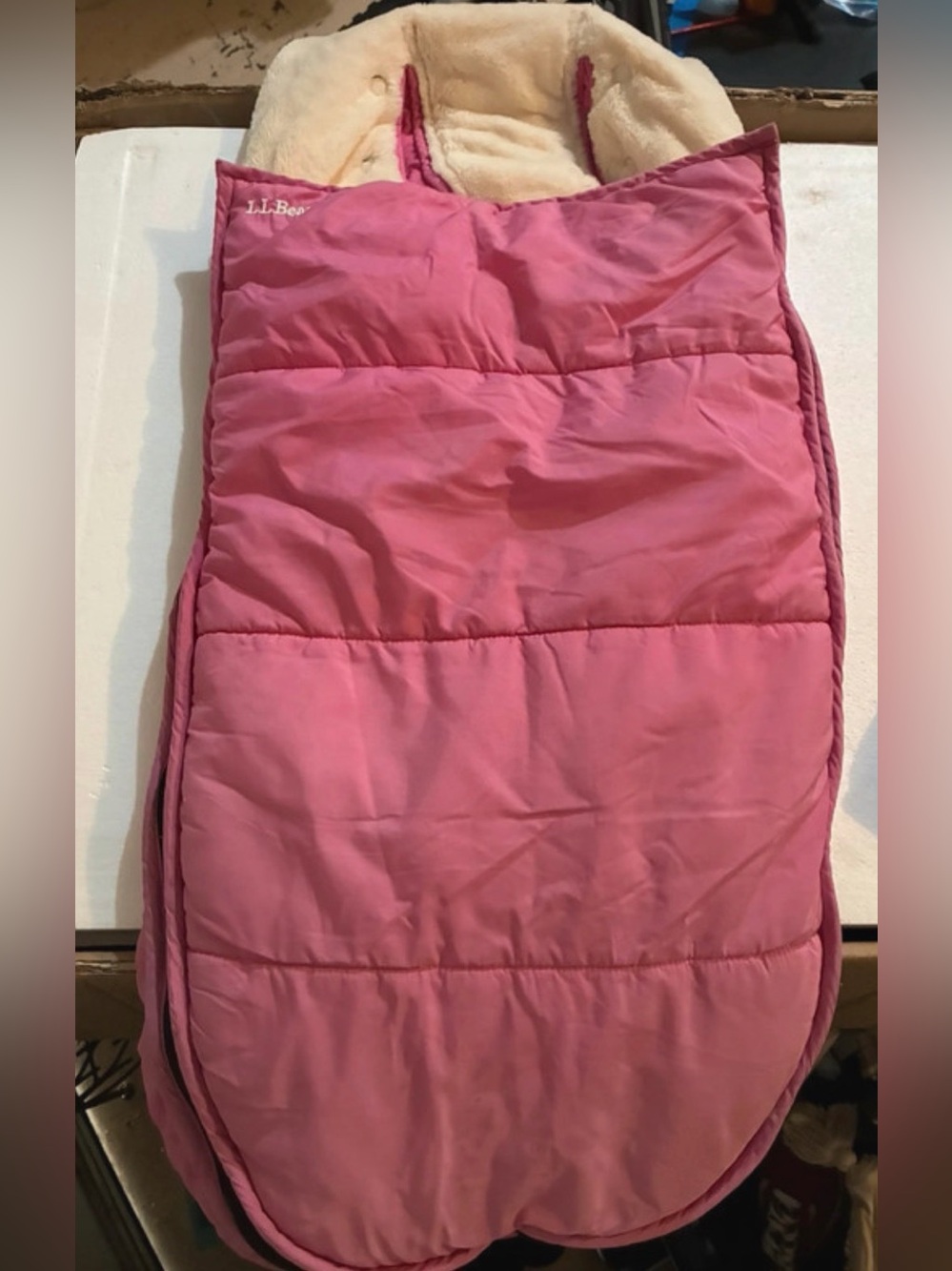 L.L Bean ultra plush stroller bag